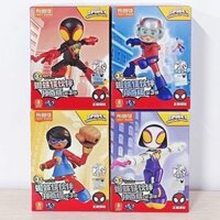 【Fast shipping】blokees marvel legends blokees blind box mô hình spider man mô hình iron man mark 85 đồ chơi lắp ráp