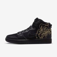 FAUST x Nike SB Dunk High - Black/Metallic Gold