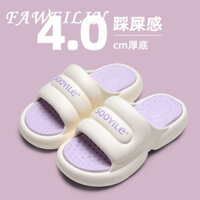 FAWEILIN  dép cross đế cao dép nữ dép đi biển Chống Trượt Năng động Đa dạng Thể thao Bảnh bao FBT24309IA 12Z240320