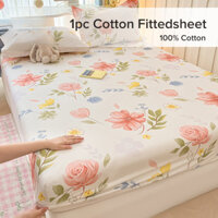 Fawziya 100% Cotton Trang Bị Khăn Trải Giường Họa Tiết Hoa / Hình Học Đơn Nữ Hoàng King Siêu Mềm Trang Bị