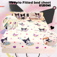 Fawziya Sanrio Drap giường Cotton Giặt Kuriomi Cinnamoroll Giai Điệu Drap giường Đơn Nữ Hoàng Vua