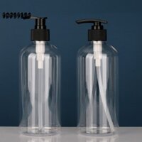 Fbs 4 Chai bơm trong suốt 500ml Thiết kế di động không chứa BPA bền bỉ Máy phân phối có thể đổ lại cho xà phòng dưỡng da dầu gội
