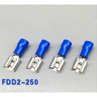 FDD-2-250 Đầu Cos Ghim Đực 2.5mm Màu Xanh FDD-2-250