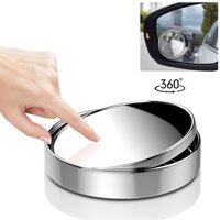 Fdikou 1 cái HD 360 Độ Phía Sau Xe Gương Điểm Mù Kính Lồi Ống Kính Góc Rộng Đậu Xe Gương cho XE SUV Tự Động Phụ Kiện