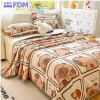 FDM chăn lông cừu san hô 1m2*2m Mỏng và thoáng khí Không rụng tóc