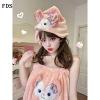 Fds Khăn Choàng Tắm Dạng Váy Quấn Kiểu Hoạt Hình Dễ Thương Phong Cách Hàn Quốc Cho Nữ Sinh