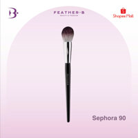 FEATHER B - Cọ setting phấn - cọ phủ vùng chữ T - cọ  má hồng  - cọ Sephora 90