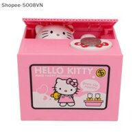 [Febn] Hello Kitty Piggy Bank Sanrio Nhân Vật Hành Động Anime Hoạt Hình Mèo KT Trộm Đồng Xu Heo Đất Tiền Sinh Nhật An Toàn Quà Tặng Trẻ Em {vn}
