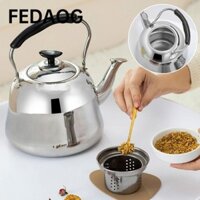 FEDAOG Whistling Teakettle, Ấm đun nước trà đế sưởi ấm nhanh bằng thép không gỉ, Bếp Gas Bếp điện từ Ấm đun nước dày dung tích lớn