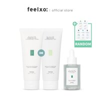 Feelxo Glacier Centella Serum + Sữa rửa mặt I Centella Serum 30ml + Sữa rửa mặt 150ml (Chọn một)