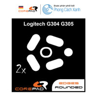 Feet chuột PTFE Corepad Skatez cho Logitech G304 Logitech G305 - 2 Bộ - Hàng Chính Hãng - Pro