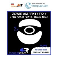 Feet chuột PTFE Corepad Skatez Zowie AM / FK1 / FK1+ / FK2 / S1 / S2 / ZA11 / ZA12 / Ozone Neon / Neon M10 - 2 bộ