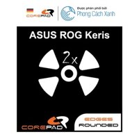 Feet chuột PTFE Corepad Skatez PRO ASUS ROG Keris Wired / ASUS ROG Keris Wireless - 2 BỘ - Hàng Chính Hãng