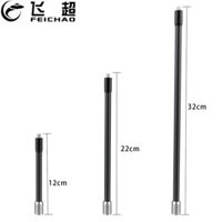 Feichao 12CM 22CM 32CM Gậy Selfie Monopod Sợi Carbon vô hình Thanh mở rộng cho Insta360 GoPro Hero Camera hành động