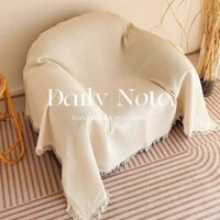 Feitao Lazy Sofa Full Cover Vỏ Sofa Đơn Bốn Mùa Chống Trơn Trượt Khăn Vải Chăn