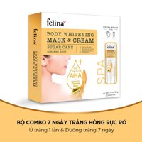 Felina Combo Felina Ginseng Root Body Mask (Mặt Nạ Ủ Trắng 120g + Kem Dưỡng Trắng Da 50g)