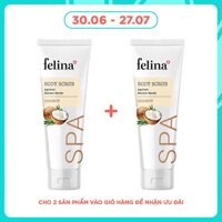 Felina Gel Tẩy Tế Bào Da Felina Dầu Dừa Coconut Body Scrub 300ml