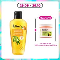 Felina Tinh Dầu Dưỡng Thể Felina Oliu Và Hạnh Nhân Cho Làn Da Mềm Mịn 100ml