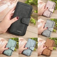 Female Womens Wallet Credit Card Holder Fashionable Leather Long Purse