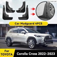 FENDER Chắn Bùn Xe Ô Tô Chắn Bùn Cho TOYOTA COROLLA Cross 2022 2023 Bắn Vệ Binh MudFlaps Phía Trước Bánh Sau Chắn Bùn 4 Phụ Kiện Ô Tô