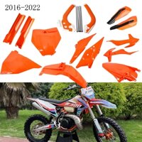FENDER Dành Cho KTM SX SX-F XC XC-F 125 250 300 350 450 2017-2022 Xe Máy Nhựa Bộ Chắn Bùn Chắn Bùn Bên Tấm Số Tấm