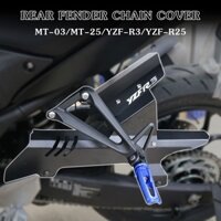 FENDER Dành Cho Xe YAMAHA YZFR3 YZFR25 MT-03 MT-25 YZF-R3 YZF-R25 R3 R25 Xe Máy Phía Sau Chắn Bùn Bánh Xe Hugger Bắn Bảo Vệ CNC Chân Đế