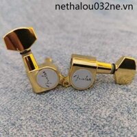 Fender Điện Đàn Guitar Tuner Hoàn Toàn Kèm Theo Nút Đầu Fanta Thép Con Dấu Đơn Phương Núm Dây Chính Xác Trọn Bộ Vàng