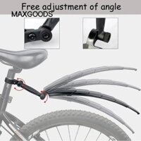 FENDER Kính chắn bùn xe đạp MAXGOODS, Phụ tùng xe đạp bền bỉ Tấm chắn bùn xe đạp, Tấm chắn bùn MTB đa năng gấp có thể thu vào