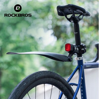 FENDER Rockbros Chắn bùn xe đạp Xe đạp đường trường MTB có thể điều chỉnh Chắn bùn phía sau Phát hành nhanh Bảo vệ bùn xe đạp tiện lợi (Đèn đuôi tùy chọn)