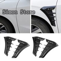 FENDER Set 2 Miếng Dán Trang Trí Lỗ Thông Gió Bằng Sợi Carbon Cho Xe Hơi Lexus RX330 IS300 GX470 GX460