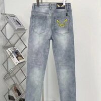 Fendi2509 Mùa Hè Phong Cách Mới Slim-fit Nam Học Sinh Quần Skinny Mắt Cá Chân Quần Hợp Thời Trang