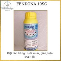 FENDONA 10SC (chai 1000ml) - diệt ruồi, muỗi, kiến ba khoang ( sử dụng trong y tế, khuyến khích sử dụng trên toàn quốc)