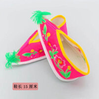 Fengshen Thần Thờ Thần Thờ Phật Mazu Giày Thờ Phượng Giày Guanyin Tay Thêu Thần Tài Giày Bà Taishan