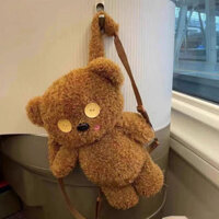 Fennaier Li Yitong Universal Studios Cùng phong cách Tim Bear Sang trọng Ba lô đôi Despicable Daddy Hoạt hình dễ thương Gấu Búp bê