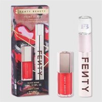 Fenty Beauty - Set Son Bóng & Son Lì Fenty Beauty Pain It Red 2-Piece Lip Set 5.5ml x 5.5g - Fullset