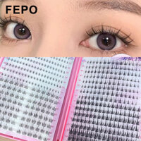 Fepo 360 Cụm Lông Mi Giả Chia Tự Nhiên Cao Cấp Có Thể Tái Sử Dụng Sách 10-13mm