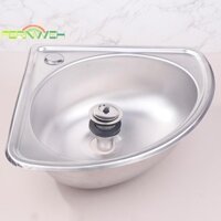 [Fernweh] Bồn rửa nhà bếp RV Chậu phòng tắm không gỉ Người cắm trại Góc rau Motorhome Thanh thép Bát đơn nhỏ Bồn tắm thả [MỚI]