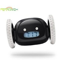 [Fernweh] Đồng hồ báo thức chạy bộ Alarm Clock Di chuyển cuộn nhảy Chạy đi Dễ dàng đặt Đồng hồ báo thức kỹ thuật số thông minh trên bánh xe, dành cho người ngủ nặng Người lớn Phòng ngủ trẻ em Thanh thiếu niên, Đồng hồ báo thức lười biếng [MỚI