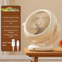 [Fernweh] Quạt Di Động Mini Để Bàn Quạt Điện Xoay Góc Có Thể Điều Chỉnh Quạt Không Dây Sạc Yên Tĩnh Cho Phòng Văn Phòng Tại Nhà Cắm Trại [MỚI]