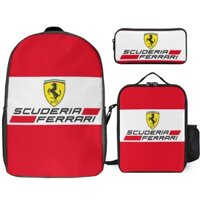 Ferrari 3 Chiếc Túi Đi Học Cá Tính Cho Ba Lô Tiểu Học Có Túi Ăn Trưa Và Hộp Đựng Bút Chì