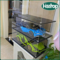 FERRARI Hộp trưng bày Acrylic, hộp mô hình đua xe Lamborghini Bugatti 1: 8 Acrylic box