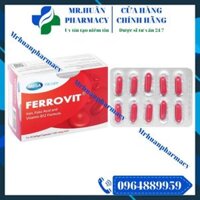 Ferrovit (Hộp 5 vỉ x 10 viên) – Bổ sung sắt, Vitamin B12, Acid folic phòng và điều trị thiếu máu