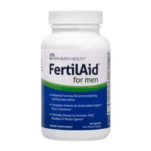 FertilAid for Men - 90 viên, hỗ trợ sinh sản nam giới, tăng khả năng có con