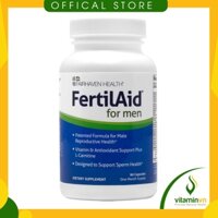 FertilAid for Men, hỗ trợ sinh sản nam giới, tăng khả năng có con, 90viên