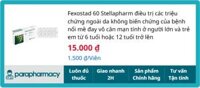 Fexostad 60 Stellapharm 1 vỉ x 10 viên – Điều trị viêm mũi dị ứng