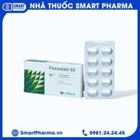 Fexostad 60 trị triệu chứng viêm mũi dị ứng, mày đay (1 vỉ x 10 viên)