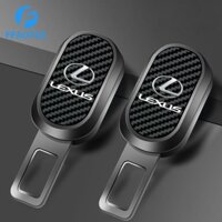 FFAOTIO Sợi Carbon Chốt Cài Dây An Toàn Xe Ô Tô Phụ Kiện Xe Hơi Cho Lexus ES GS350 RX IS250