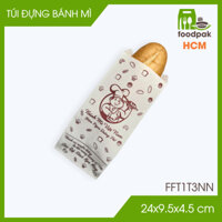 FFT1T3NN - 24x9.5x4.5 cm - 500 túi giấy trắng đựng bánh mì - Bao, túi bánh mì, túi take away mang đi