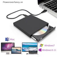 Ffvn USB 2.0 Bên Ngoài Đầu DVD CD Ổ Đĩa Mp3 Phim Nhạc Di Động Đầu Đọc Cho Windows 7 / 8 / 10 Laptop Máy Tính Để Bàn PC Máy Tính HOT