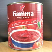 FIAMMA - LON LỚN 800g - CÀ CHUA XAY NHUYỄN / Ý / VESUVIANA Tomato Paste